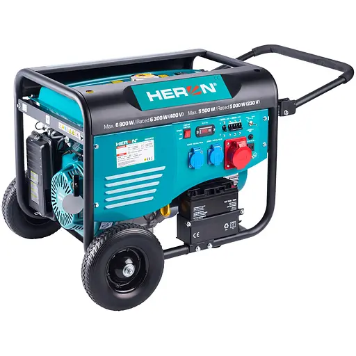 Бензиновый генератор Heron 15HP 6,8kW/8,5kVA (8896420)