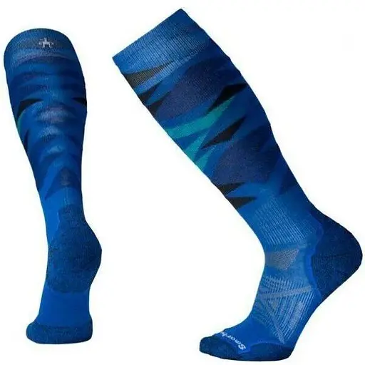 Шкарпетки Smart Wool PhD Ski Light Pattern Bright Blue XL (1033-SW B01090.378-XL)