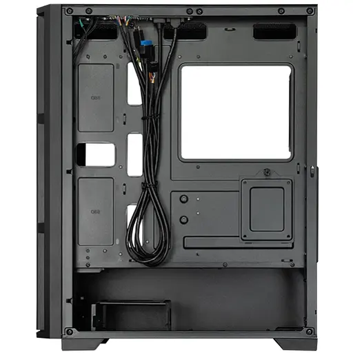 Корпус Chieftec Pro Midi Q AS-01B-OP ATX, без БЖ, Black - фото 2