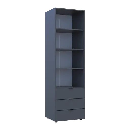 Пенал для одягу Doros Гелар Графіт 3Ш 60х49.5х203.4 (41516132) - фото 6