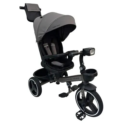 Детский трехколесный велосипед Turbotrike MT 1002-13 серый - фото 1