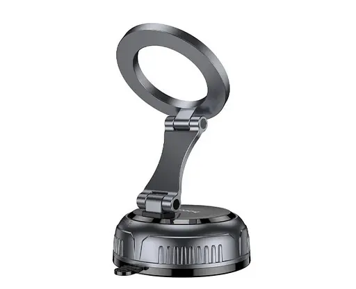 Магнитный универсальный держатель Hoco H92 держатель для телефона в машину и на поверхности Черный - фото 5