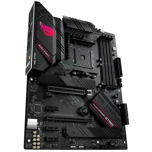 Материнская плата Asus Rog Strix AM4 (B550) B550-F Gaming, B550, 4xDDR4, CrossFire, Int.Video (CPU), 6xSATA3, 2xM.2, 1xPCI-E 16x 4.0, 1xPCI-E 16x 3.0, 3xPCI-E 1x 3.0, ROG SupremeFX, I225-V, 8xUSB3.2/4xUSB2.0, HDMI/DP, ATX - фото 5