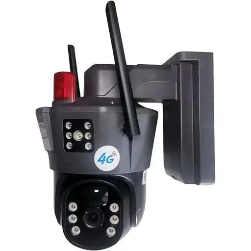 IP-камера відеоспостереження RIAS TP18 вулична із сонячною панеллю Black