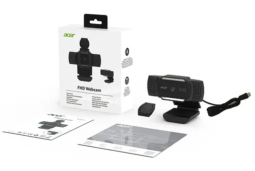 Веб-камера Acer FHD Webcam Black (HP.EXPBG.019) - фото 8