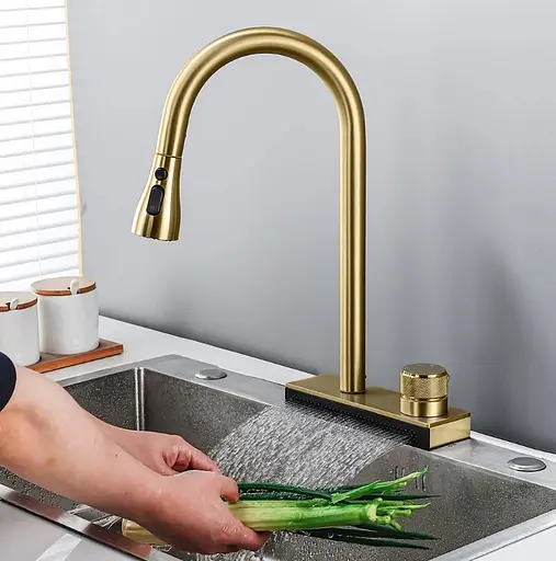 Змішувач для кухні Rea Conor brushed gold REA-B6312 Золотий - фото 2