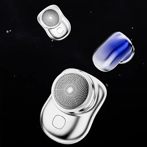 Акумуляторна міні бритва Ckeyin 10P електробритва бездротова роторна, для чоловіків, дорожня - фото 6