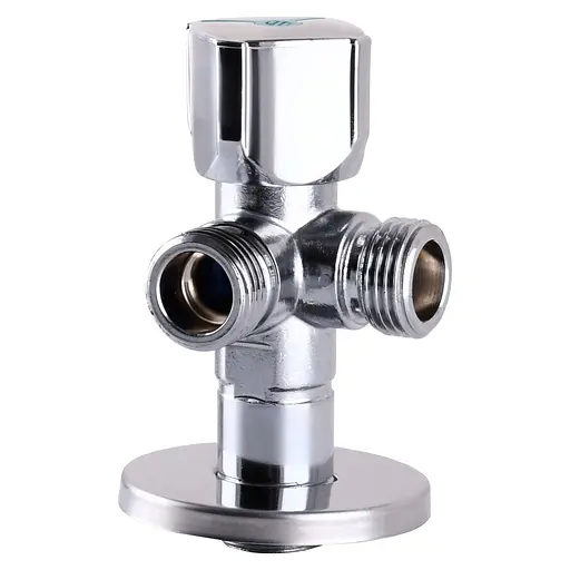 Кран кульовий кутовий подвійний Arco 1/2″х 3/4″х3/4″ A80TWIN CQ4107 000019851 - фото 3