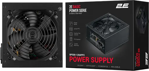 Блок питания 2E Basic Power 500W (2E-BP500-120APFC)