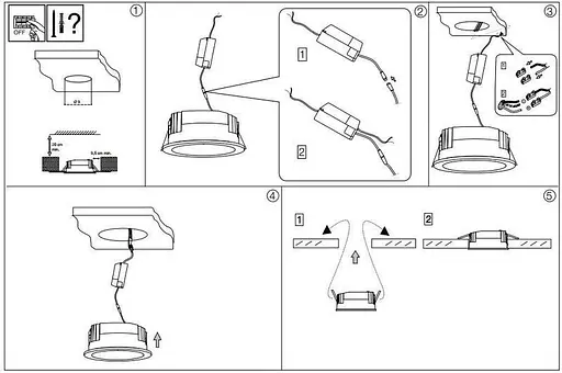 Точковий світильник Ideal Lux BASIC WIDE 9W 3000K (193519) - фото 4