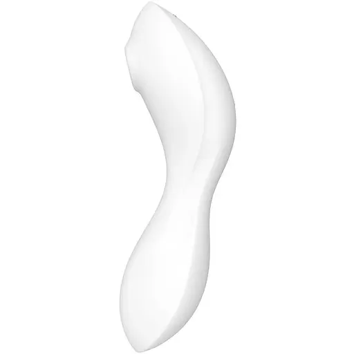 Вакуумный смарт-стимулятор с вибрацией Satisfyer Curvy Trinity 5+ Белый - фото 4
