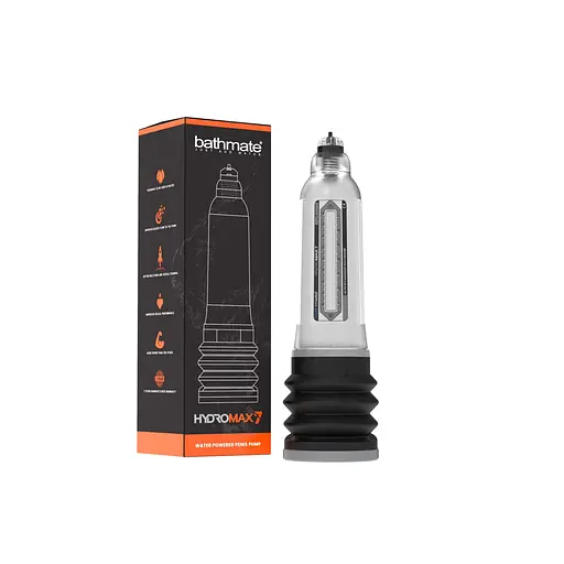 Гидронасос для увеличения пениса Bathmate Hydromax 7, 29 см прозрачный - фото 3