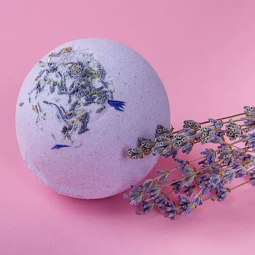 Бомбочка для ванни з лавандою Кругла (1065-02) - фото 2