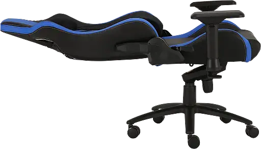 Геймерское кресло GT Racer черное с синим (X-0715 Black/Blue) - фото 5