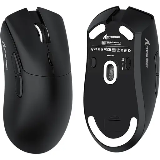 Миша Attack Shark R1 Black [138402] - фото 7