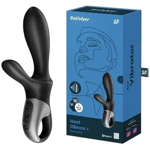 Универсальный смарт вибратор с подогревом Satisfyer Heat Climax +
