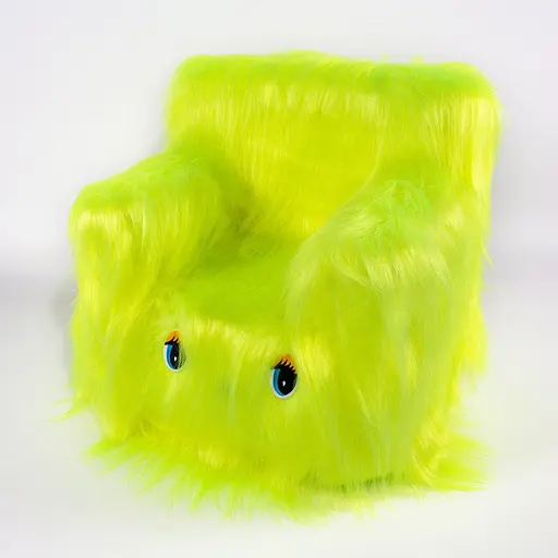 Детский Стульчик Пушистик 43см лимонный