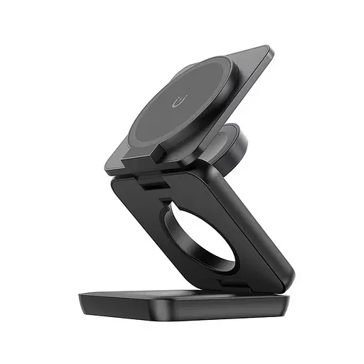 Беспроводное зарядное устройство Benks JuicePod Wireless Charger Stand + функция MagSafe 3 в 1