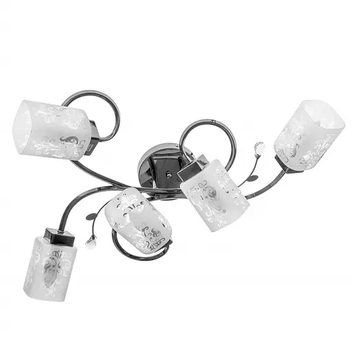 Люстра потолочная Brille в спальню E14 40W AN (LK-626C/5)