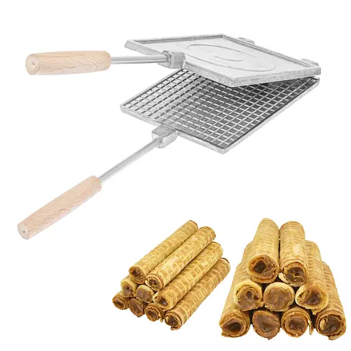 Вафельниця прямокутна алюмінієва для вафельних трубочок, ХЕАЗ 81852 - фото 2