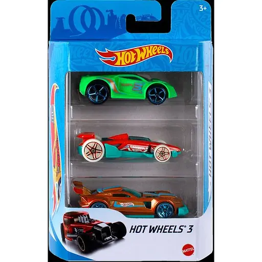 Уцінка. Набір базових машинок Hot Wheels 3 шт. в асортименті (K5904) - фото 2