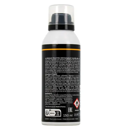 Антиперспирант Etiaxil Men Antiperspirant Protection 48H Aerosol 150 мл - фото 3