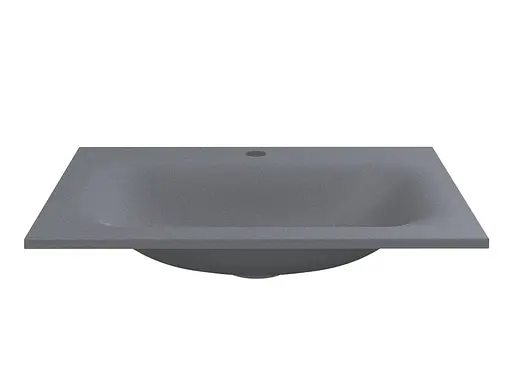 Умивальник Miraggio Jessel 600 mirastone gray 0001463, Сірий - фото 2