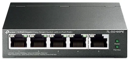 Коммутатор TP-Link TL-SG105PE (TL-SG105PE) - фото 1