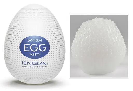 Мастурбатор яйцо Tenga Egg Hard Boiled Misty белый - фото 8