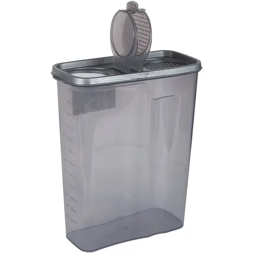 Контейнер для сыпучих продуктов Violet House 0550 Transparent Black 325 л черный (0550 Transparent Black)