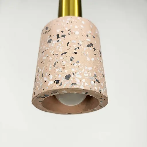 Підвіс MELODY із рожевим бетонним плафоном в стилі Ар-деко Line.F MJ 164/1 PK - фото 5