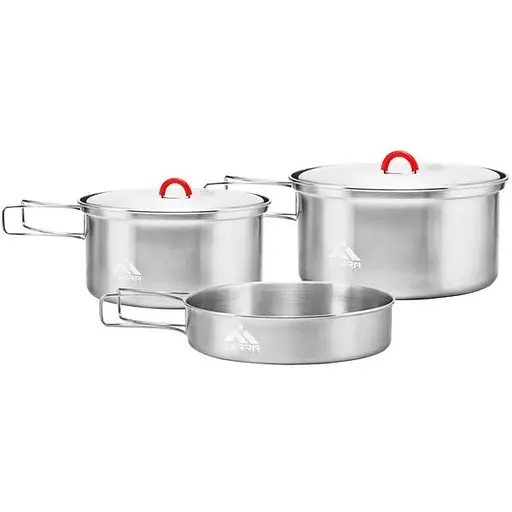 Набор посуды Terra Incognita Family Set L из нержавеющей стали  (TI-FaSet L)