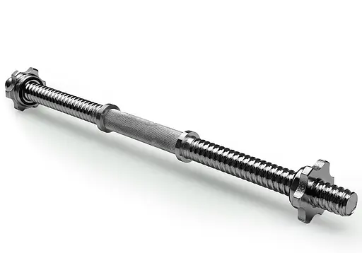 Гантельный гриф EasyFit 50 см Ø 25 мм хромированный (EF-8047) - фото 1