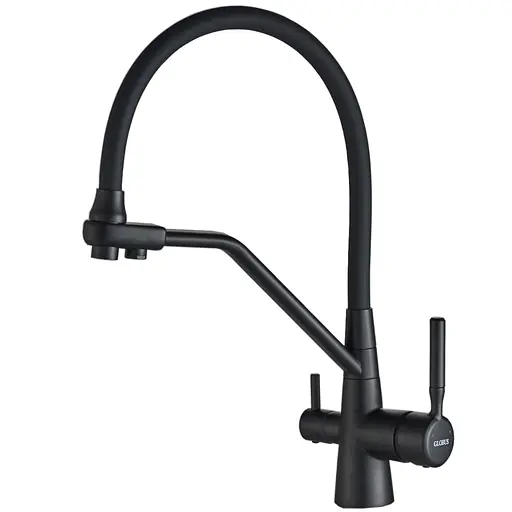 Смеситель для кухни под осмос Globus Lux GLLR-0800-10-01 000024671 Черный матовый - фото 2