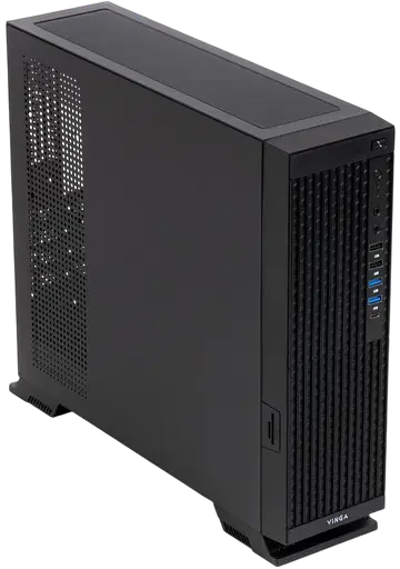 Корпус Vinga CS322B 400W Black - фото 3