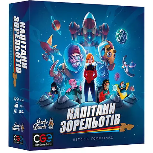 Настільна гра Lords of Boards Капітани Зорельотів (Starship Captains) (укр.) (LOB2210UA) - фото 1