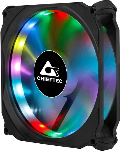 Комплект вентиляторов Chieftec CF-3012 RGB 3-Pack (CF-3012-RGB) - фото 2