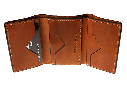 Мужской кожаный кошелек Grande Pelle acs0029274 - фото 2