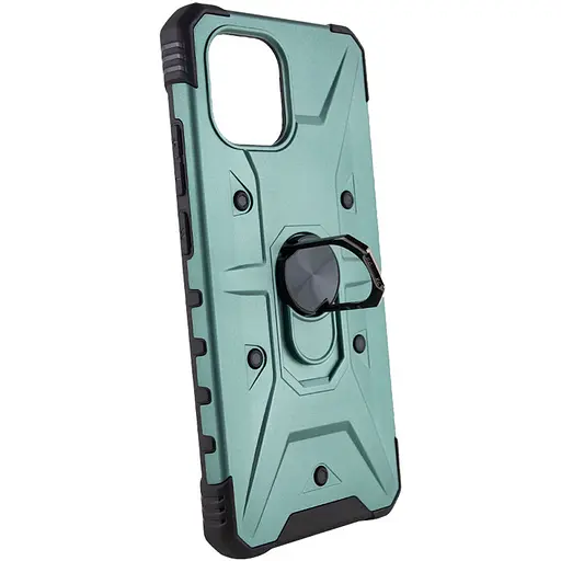 Ударостійкий чохол Pathfinder Ring для Xiaomi Redmi A1 / A2 Зелений / Green - фото 2