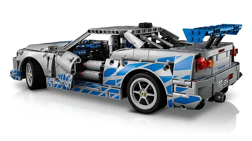 Конструктор LEGO Technic Двойной форсаж Автомобиль Nissan Skyline GT-R (R34) 1410 деталей (42210) - фото 7