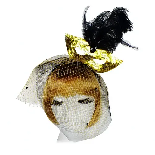 Обруч Маскарад з вуаллю - фото 1