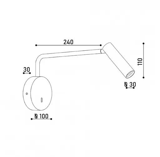Бра KLOODI DECO WA-RIDIK 250 3K WH - фото 5