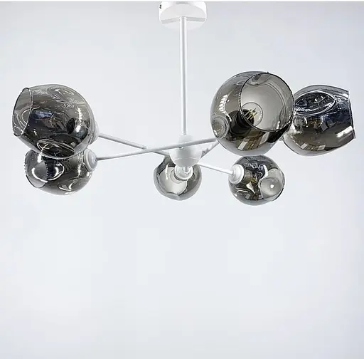 Стельова люстра в сучасному стилі на 6 плафонів Line.F K 166/6 - фото 3