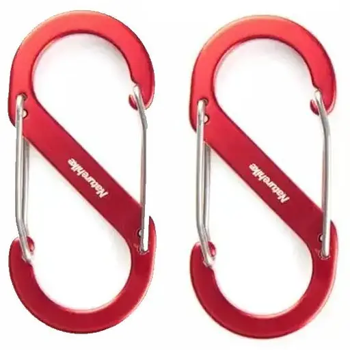 Карабіни Naturehike S-type NH20GS004 5см 2 шт. (1047-6927595747117)