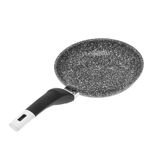 Сковорода алюминиевая Ø 18 см с покрытием под мрамор без крышки, Zauberg Черный 86976 - фото 2