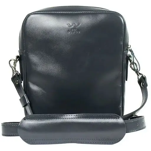 Шкіряна сумка Challenger S синя - фото 1