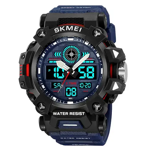 Годинник чоловічий наручний спортивний Skmei 2226 Синій - фото 2