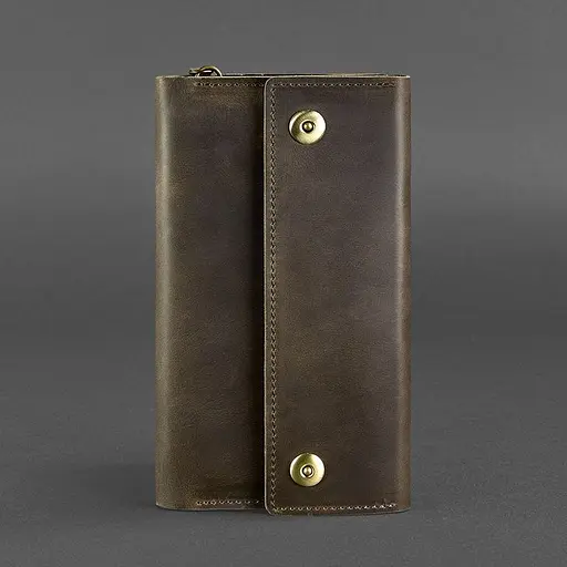 Кожаный клатч-органайзер (Тревел-Кейс) 5.0 темно-коричневый - фото 7