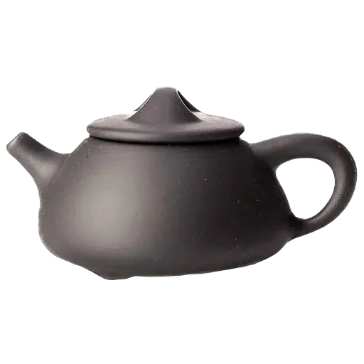 Иссинский чайник Трехрогий из печи, 190 мл - Рыжий