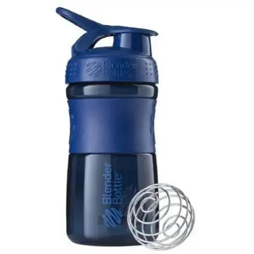 Шейкер спортивний BlenderBottle SportMixer Flip 20oz/590 мл Navy (SM 20oz Navy) - фото 1